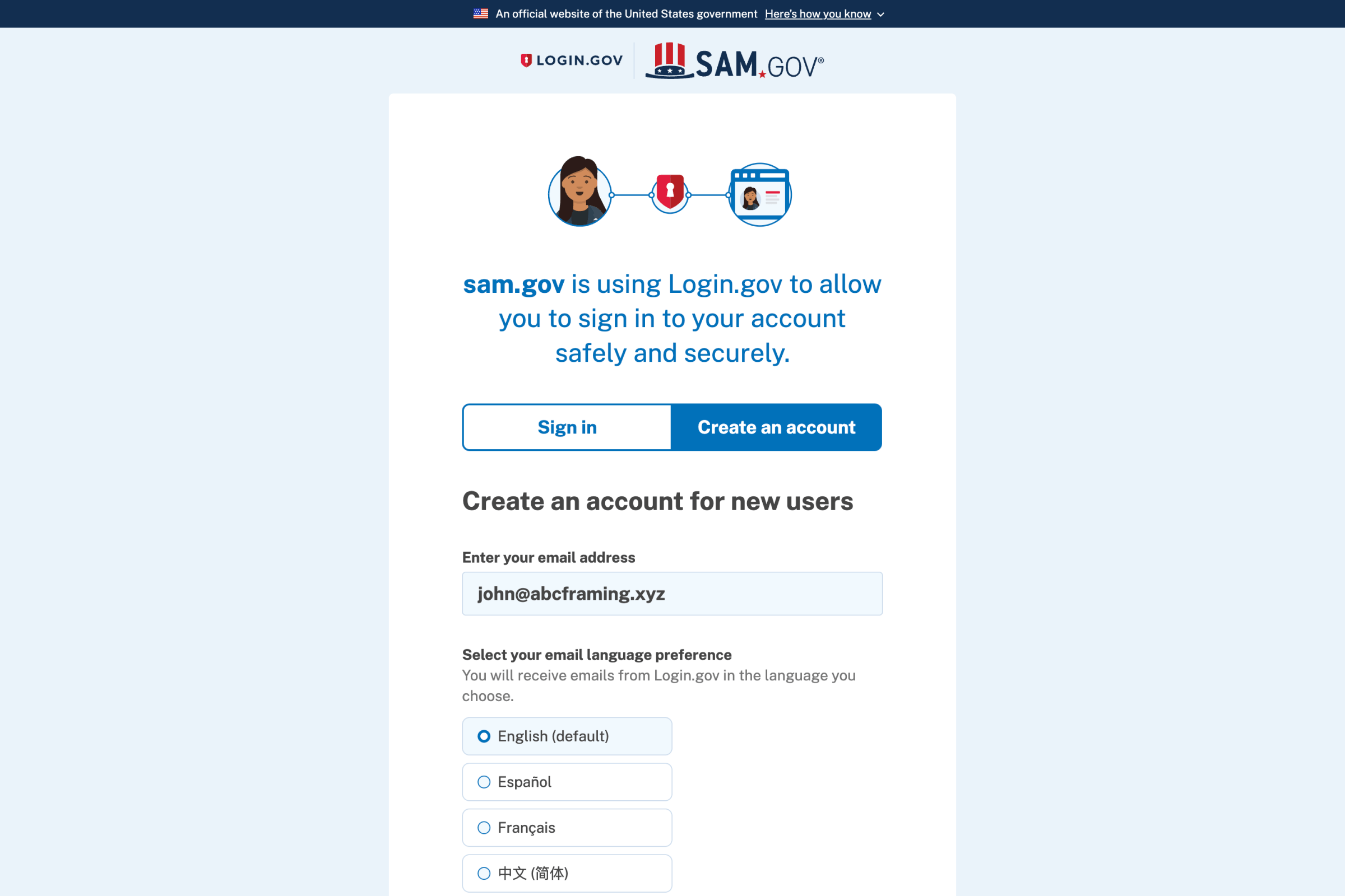 Register new entity