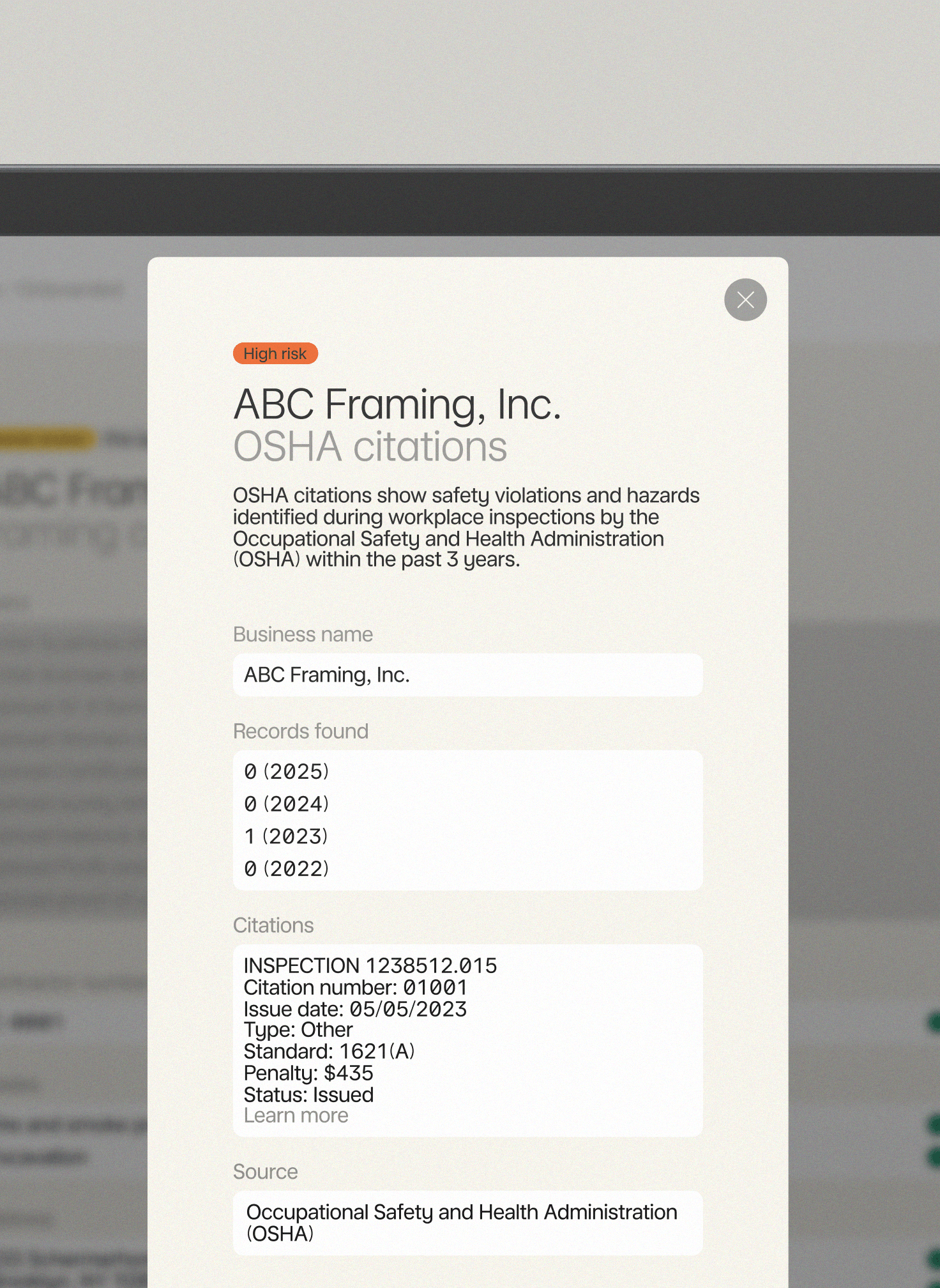 Verify and enrich data with official authorities